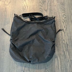 Black and Pink Lululemon Tote Bag